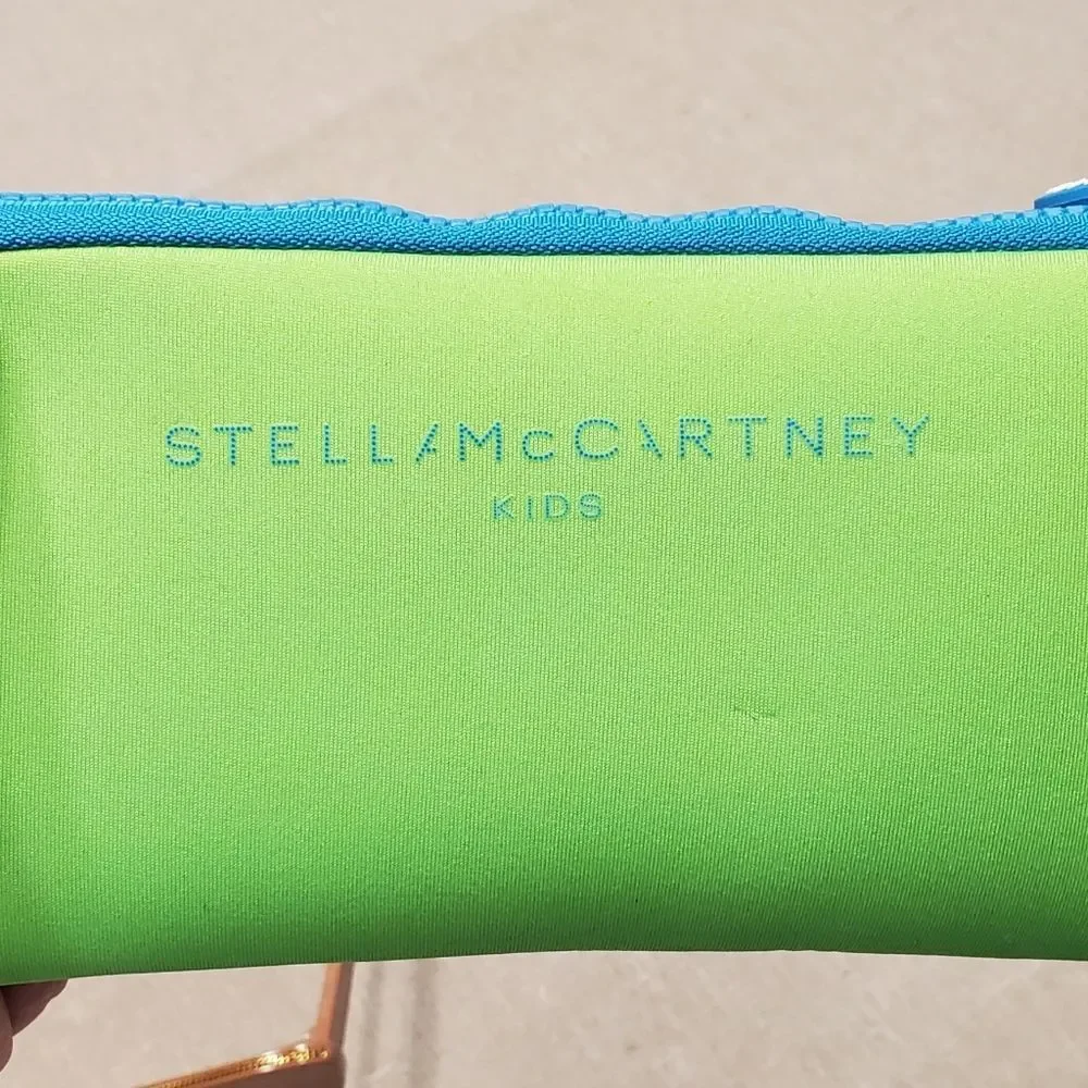 Stella McCartney Kids Pink Cat Eye Mirror Sunglasses SK0001S003